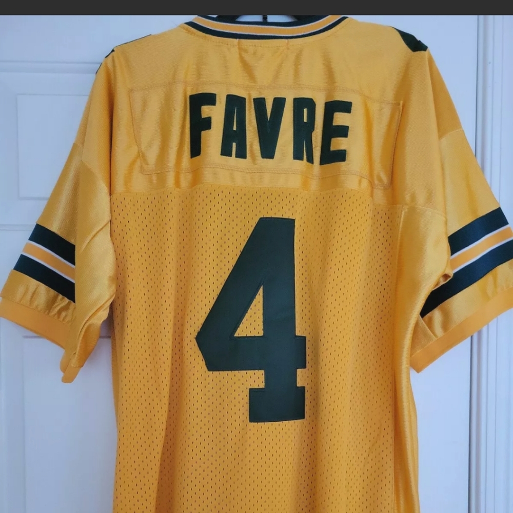 NFL jersey throwback classic #4 Brett favre Green Bay Packers XL men's